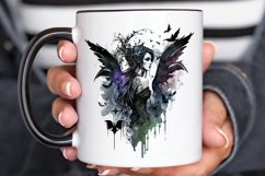 Watercolor Gothic Fairie PNG Clipart Product Image 3