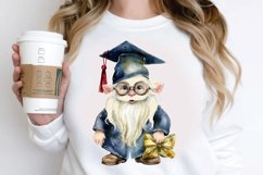 Watercolor Gnome Graduate PNG Clipart Product Image 3