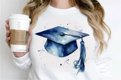 Watercolor Graduate Flower PNG Clipart Product Image 3