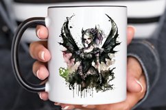 Watercolor Gothic Fairie PNG Clipart Product Image 3