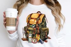Vintage Backpack PNG Clipart Product Image 2