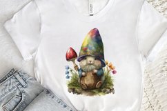 Watercolor easter bunny Gnome PNG Clipart Product Image 3