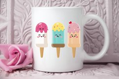 Watercolor Cute Ice Cream PNG Clipart Product Image 3