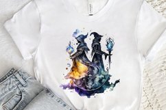 Watercolor Celestial Wizards PNG Clipart Product Image 3