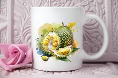 Watercolor Durian PNG Clipart Product Image 3
