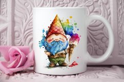 Watercolor Cute Gnome Autism PNG Clipart Product Image 3