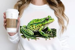 Watercolor Green Frog PNG Clipart Product Image 3