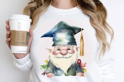 Watercolor Gnome Graduate PNG Clipart Product Image 3