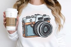 Retro Travel Camera PNG Clipart Product Image 3