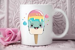 Watercolor Cute Ice Cream PNG Clipart Product Image 3