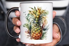 Watercolor Pineapple PNG Clipart Product Image 3