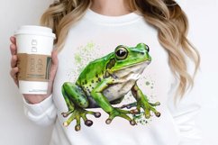 Watercolor Green Frog PNG Clipart Product Image 3