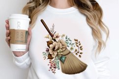 Watercolor Floral Brooms PNG Clipart Product Image 3