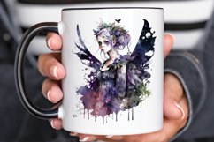 Watercolor Gothic Fairie PNG Clipart Product Image 3