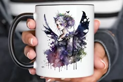 Watercolor Gothic Fairie PNG Clipart Product Image 3