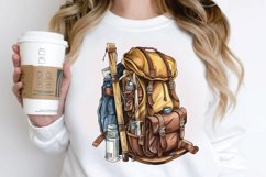 Vintage Backpack PNG Clipart Product Image 3