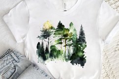 Watercolor Forest PNG Clipart Product Image 3