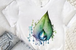 Watercolor Water Droplet PNG Clipart Product Image 3