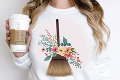 Watercolor Floral Brooms PNG Clipart Product Image 3