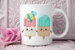 Watercolor Cute Ice Cream PNG Clipart Product Image 3
