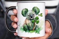 Watercolor Koala Patrick's Day PNG Clipart Product Image 3