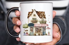 Watercolor Whimsical Village Shop PNG Clipart Product Image 3