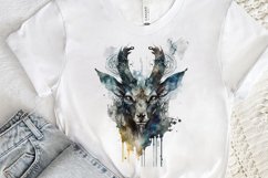 Watercolor Gothic Animal PNG Clipart Product Image 3