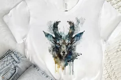 Watercolor Gothic Animal PNG Clipart Product Image 3