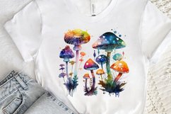 Watercolor Magic Mushrooms PNG Clipart Product Image 3