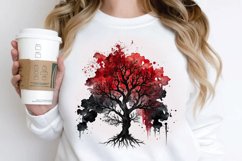 Watercolor Gothic Trees PNG Clipart Product Image 3