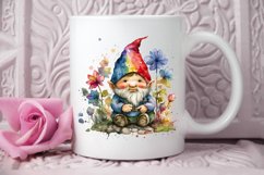 Watercolor Cute Gnome Autism PNG Clipart Product Image 3