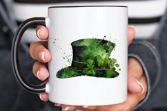 Watercolor Green Hat St.Patrick&#039;s Day PNG Clipart Product Image 3
