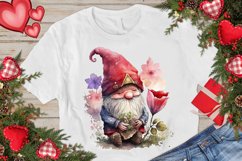 Watercolor valentine Gnome PNG Clipart Product Image 3