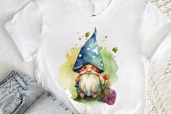 Watercolor Mushrooms Gnome PNG Clipart Product Image 3