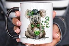 Watercolor Koala Patrick's Day PNG Clipart Product Image 3