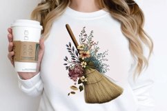 Watercolor Floral Brooms PNG Clipart Product Image 3