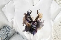 Watercolor Gothic Animal PNG Clipart Product Image 3