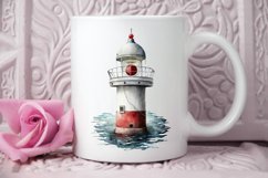 Watercolor Nautical Buoy PNG Clipart Product Image 3