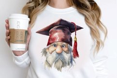 Watercolor Gnome Graduate PNG Clipart Product Image 3