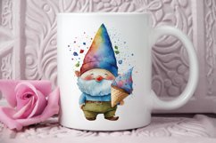 Watercolor Cute Gnome Autism PNG Clipart Product Image 3