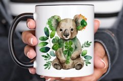 Watercolor Koala Patrick&#039;s Day PNG Clipart Product Image 3