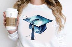 Watercolor Graduate Flower PNG Clipart Product Image 3