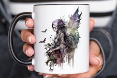 Watercolor Gothic Fairie PNG Clipart Product Image 3