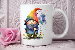 Watercolor Cute Gnome Autism PNG Clipart Product Image 3
