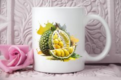 Watercolor Durian PNG Clipart Product Image 3