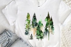 Watercolor Forest PNG Clipart Product Image 3