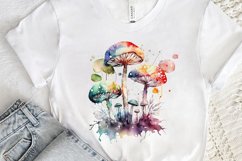 Watercolor Magic Mushrooms PNG Clipart Product Image 3
