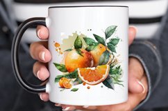Watercolor Oranges PNG Clipart Product Image 3