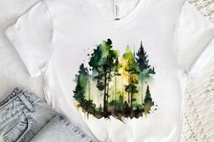 Watercolor Forest PNG Clipart Product Image 3