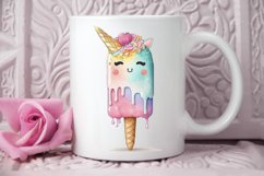 Watercolor Cute Ice Cream PNG Clipart Product Image 3